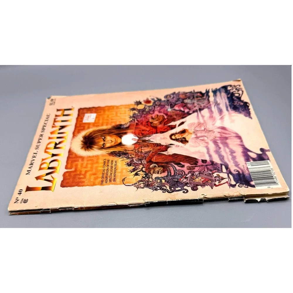 Marvel Super Special 40 Labyrinth Movie Adaptation Comic 1986 David Bowie